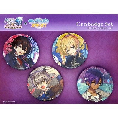 4er Set UNDEAD Ensemble Stars! Knopfset Merc Storia Japan C999