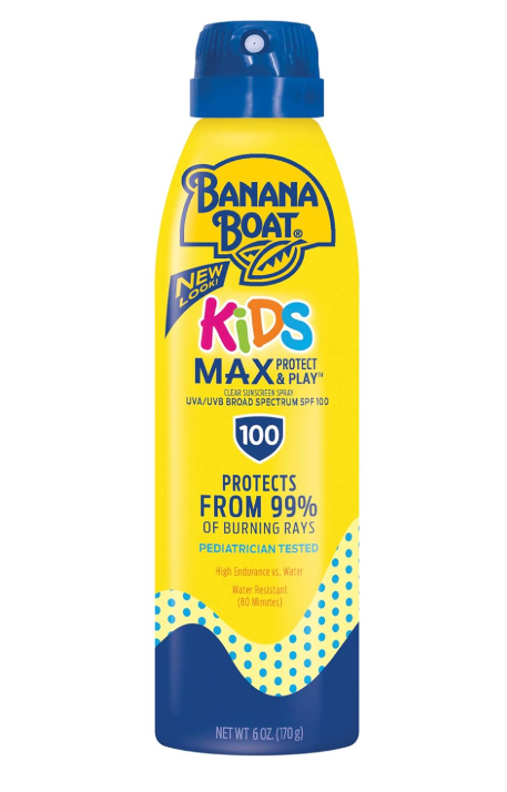 Banana Boat Kids MAX Protect & Play SPF 100 Sunscreen Spray 6 oz