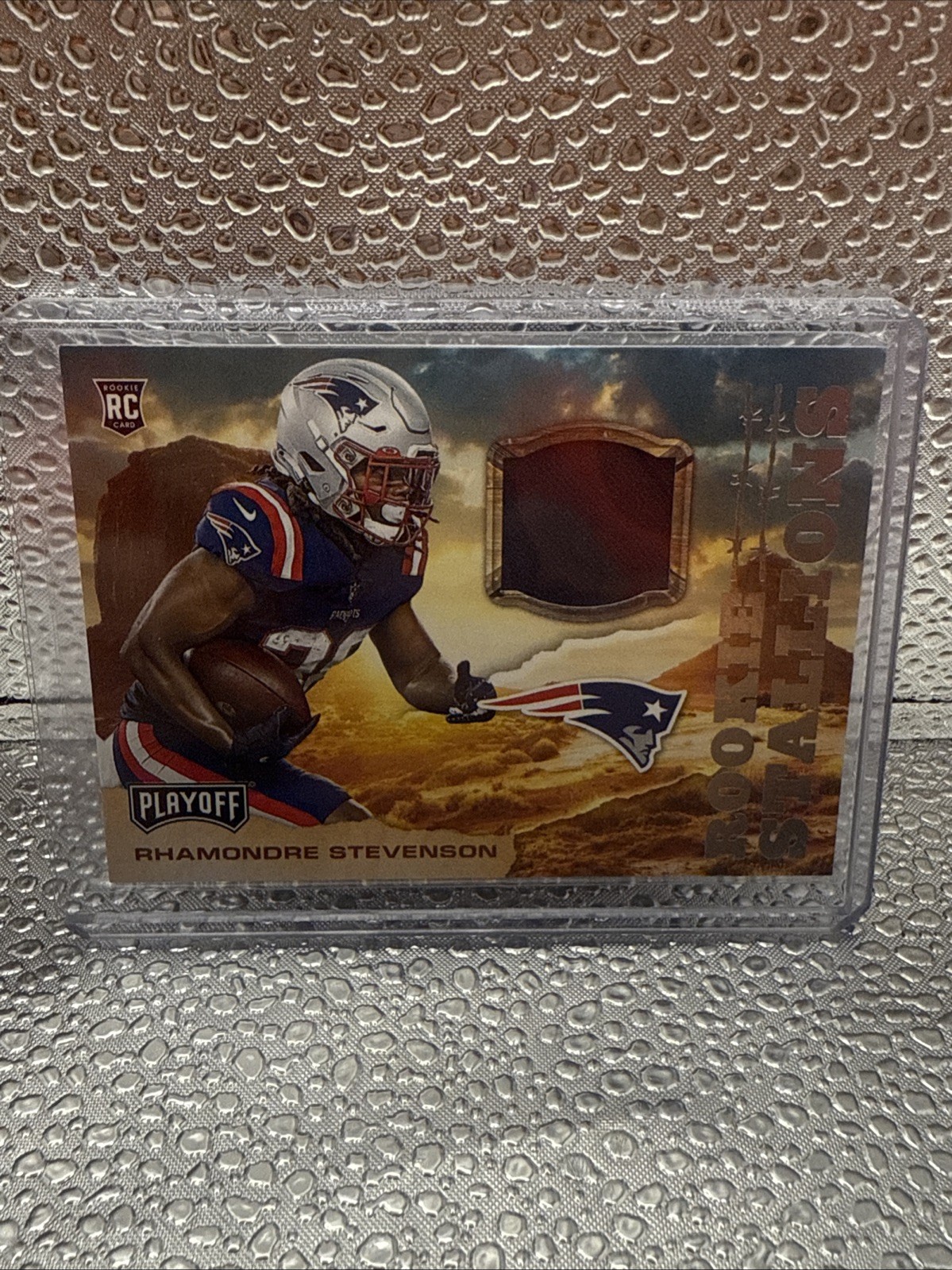 Rhamondre Stevenson Panini Playoff Rookie Stallions Memorabilia #RSRST Base