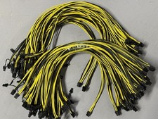 Lot of 10 Parallel Miner Breakout PCIE Cables - 6-pin male to 8-pin (6+2) male