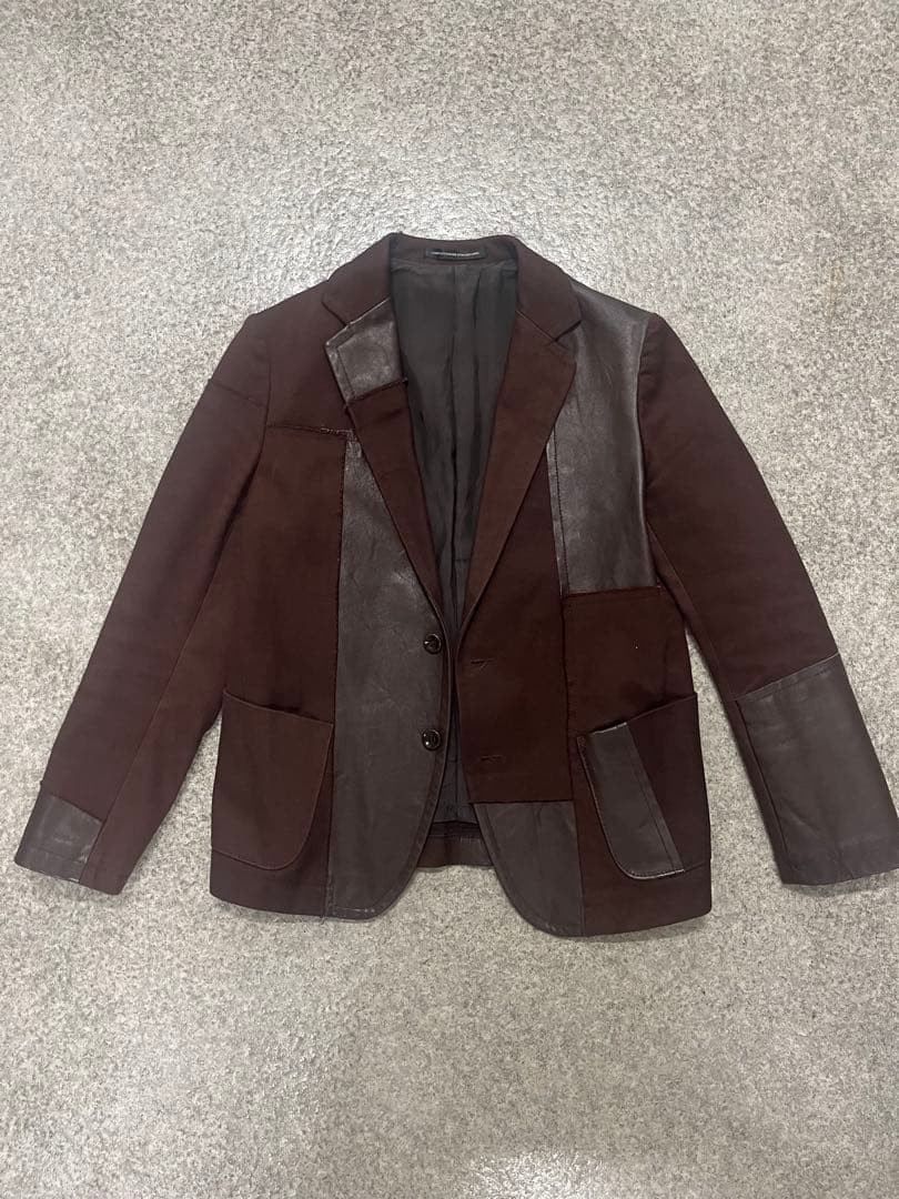 [Good Condition] Y's 1995ss Patchwork Tailored Ja… - image 1