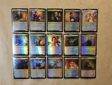 MTG Doctor Who FOIL Set of 15 Legendary Creatures (NM/MINT) One of Each Doctor!