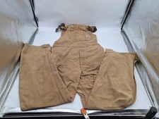 VTG Carhartt Overalls 40 34 Brown RN14806 Double Knee RO5 Made in USA.
