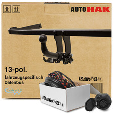 Für Seat Leon 12- 5F/5F1 Auto Hak Anhängerkupplung abnehmbar & 13poliger E-Satz