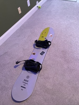 Ride Snowboard & Binding Set 2024 Flat Shape Used Twice, Hot Waxed