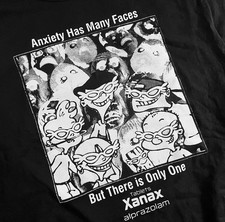 Anxiety Has many Faces T-Shirt, xanax Shirt, Unisex Shirt BL1709