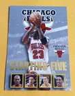 1996-97 NBA Hoops Starting Five Michael Jordan Insert Card #4 - Chicago Bulls