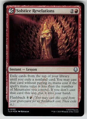 Solstice Revelations Foil U Avatar: The Last Airbender 153 NM