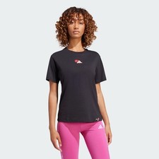 adidas women Lounge Mini Graphic Tee