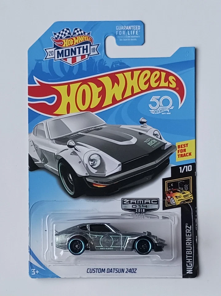 Lote de 5 Hot Wheels Zamac Custom Datsun 240Z 2007-18 + 3 Error Coches Ruedas Problemas Foto 3 de 4