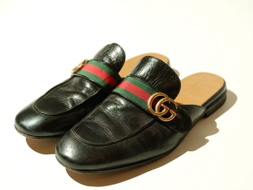 Gucci Princetown Mule Loafer Slipper, size 9