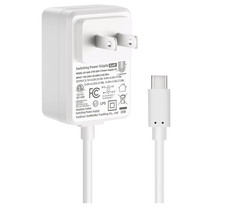 PD USB-C 27W Power Supply for Raspberry Pi 5, Cable Length 47 inch 5.1V 5A GaN P