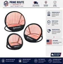 Golf Chipping Net Practice Set Pop Up 3 Target Sizes Indoor Outdoor Portable