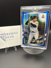 Tomoya Inoue 2021 Topps Chrome NPB #26 Rookie Blue Refractor #'d 145/150