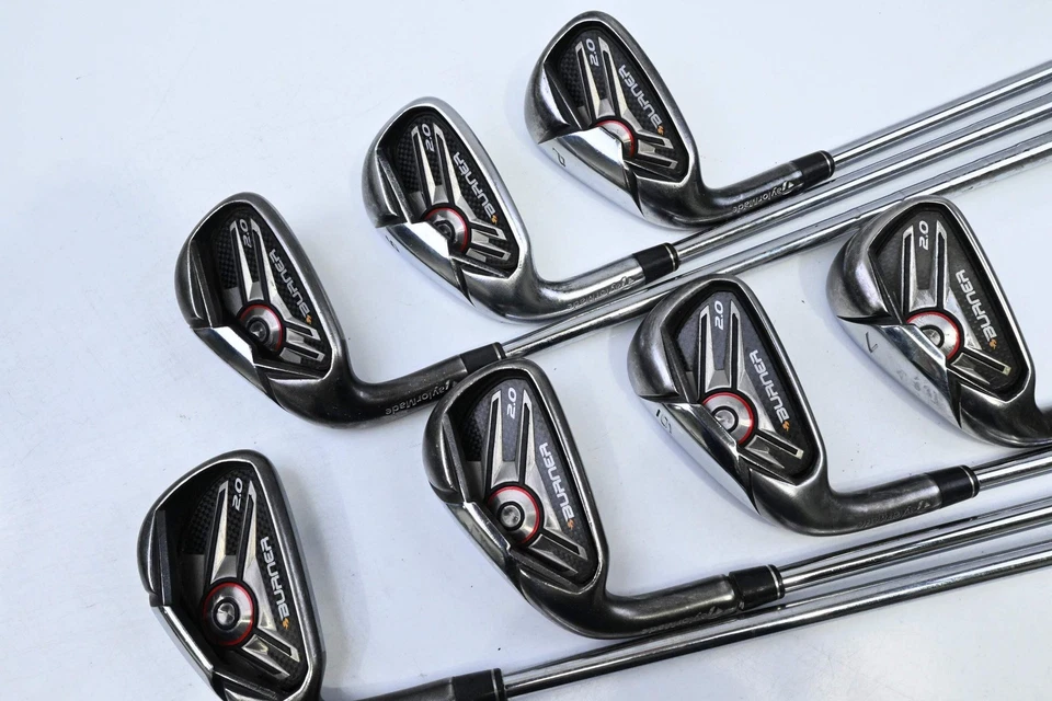 Left Hand Taylormade Burner 2.0 Irons / 4-PW / Stiff Flex TaylorMade Burner 85 - Image 2 of 4