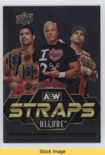 2024 Allure AEW Straps Steel Chair Anthony Bowens Max Caster Billy Gunn READ 5vc