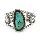 Signed Southwest Turquoise Howlite Feather Rope Twist Cuff Lot of 3 #S5636-5 — photo 4