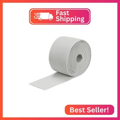 MECCANIXITY Twill Wide Elastic Band Double-Side 3 inch Flat 4 Yard Woven Elastic