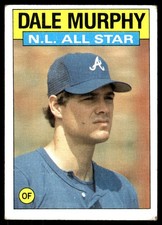 Dale Murphy 1986 Topps #705 Atlanta Braves MLB READ FREE SHIPPING AutographDen