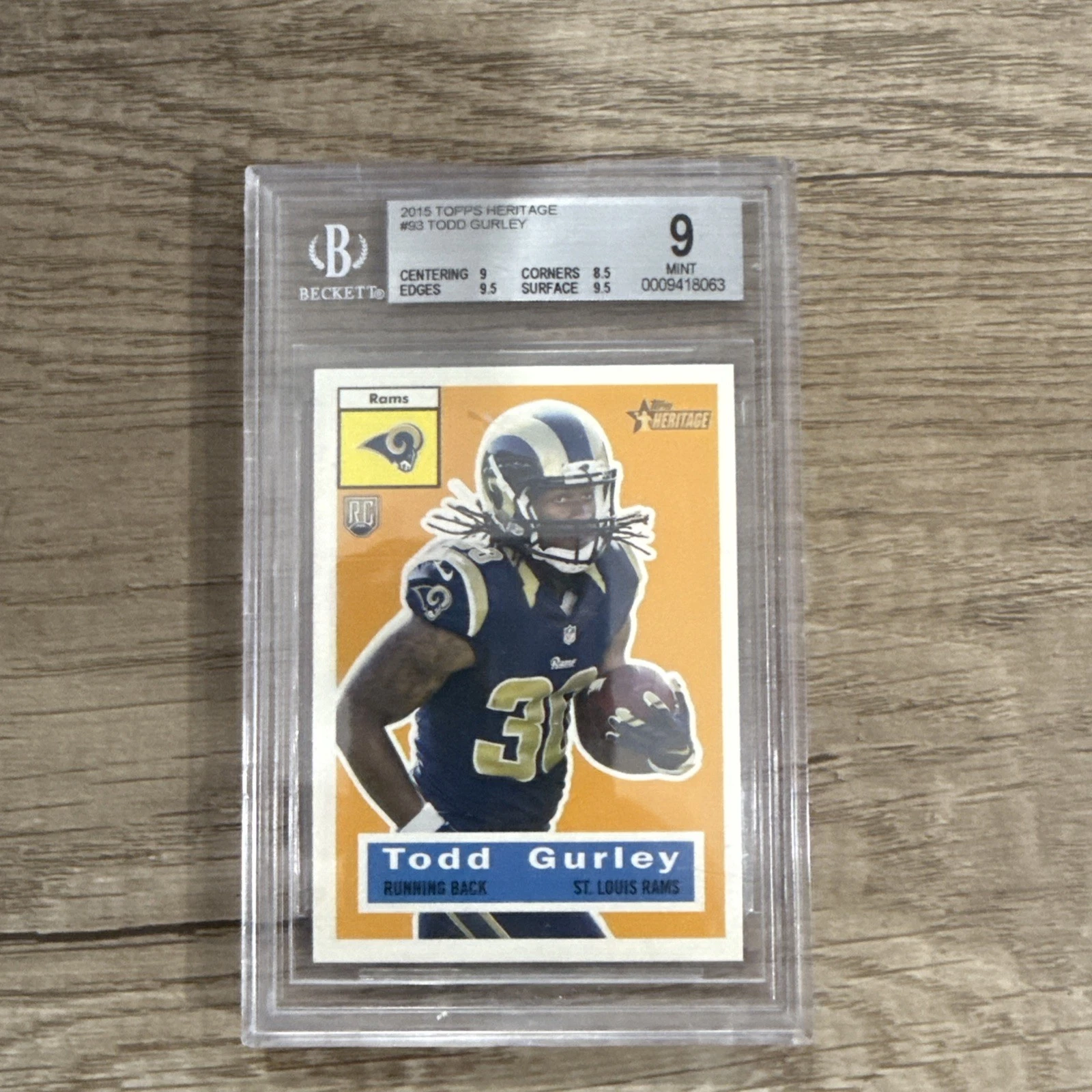 Todd Gurley Topps Heritage #93 Base