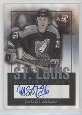 2003 Topps Pristine Personal Endorsements Martin St Louis #PE-MSL Auto HOF 1pc9