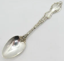 STERLING SILVER INTERNATIONAL DU BARRY 6'' TEASPOON FLATWARE NO MONOGRAM