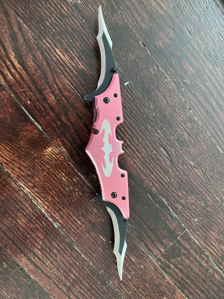 Pink Batman Double Bladed Knife - Image 3 of 3