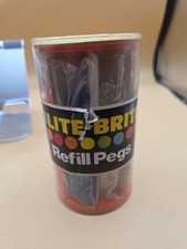 vtg lite brite refill pegs 240 5463 1978 hasbro industries nos light bright