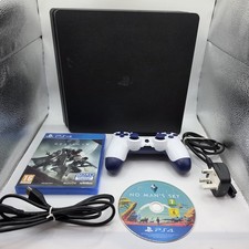 PlayStation 4 PS4 Slim Console Bundle - No Mans Sky - Controller - Cables