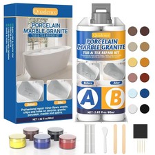 Bath Repair Kit White, Quadence Ceramic Tile Repair Kit, Waterproof Shower Tray