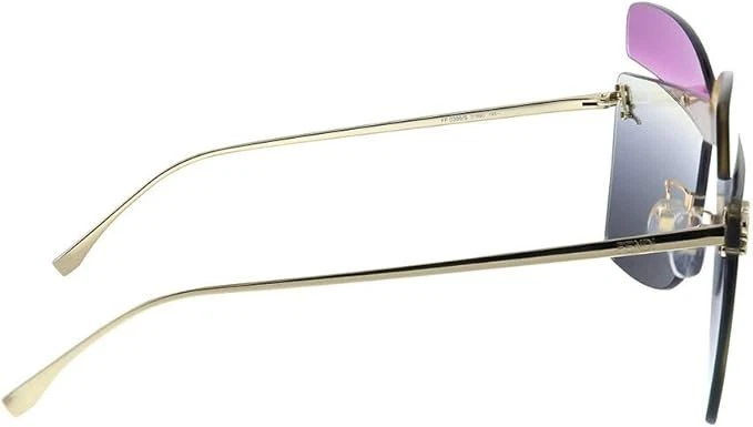 Gafas de sol Fendi FF 0399/S 001B/9O beige violeta Foto 4 de 4