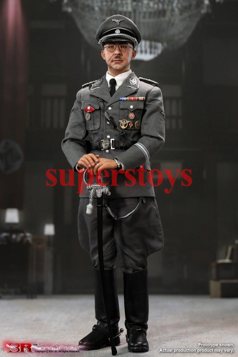 3R GM645 ドイツ HEINRICH HIMMLER 1/6フィギュア 3R WWII German Officer General Heinrich Himmler 1/6 Scale