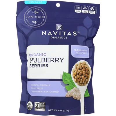 Navitas Organic Mulberry Berries 8 Oz