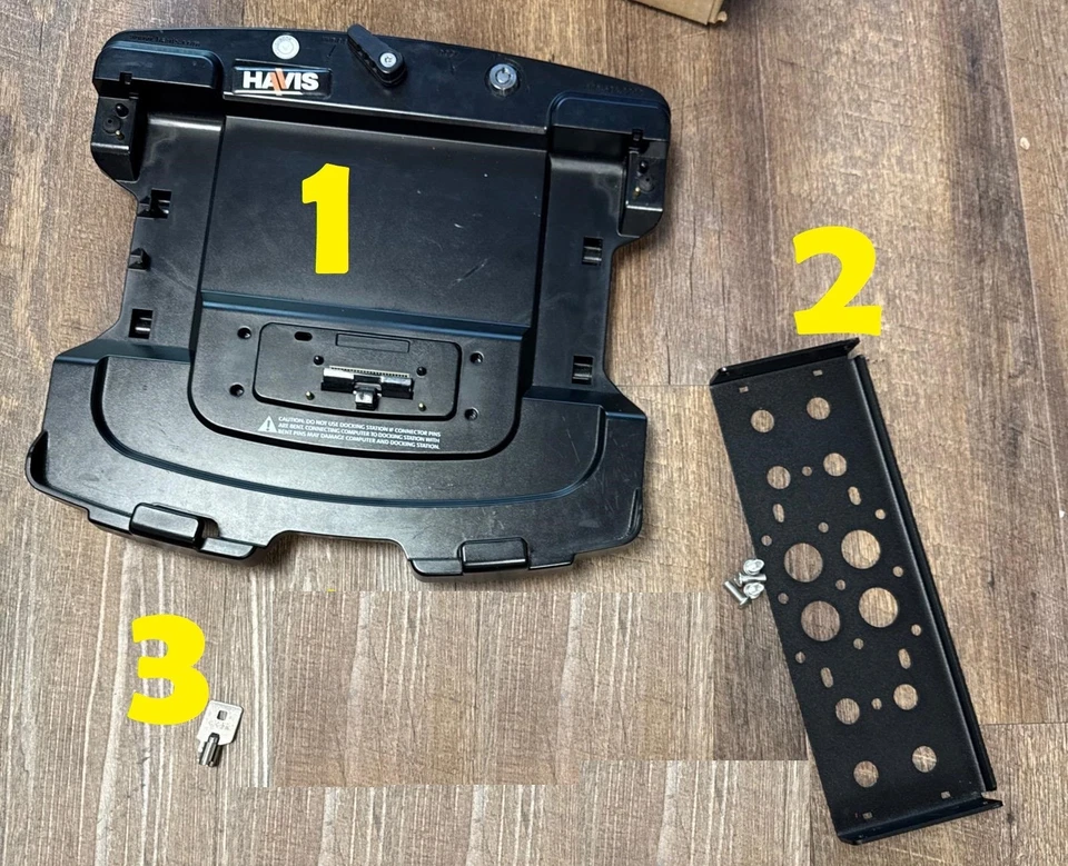 Base para libro resistente Havis DS-PAN-432 99,99 % Life Left para Panasonic CF-54/FZ-55, SET3 Foto 2 de 4