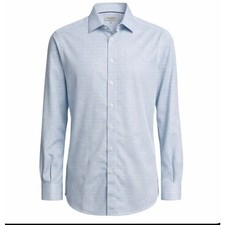 Ted Baker London Gray Button Down Collared Dress Shirt   Men  s Size 5 US XL 