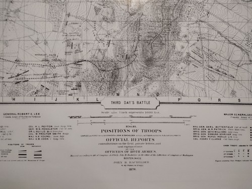 Mappa Battaglia di Gettysburg set di 6, che mostra i giorni della battaglia - Foto 9 di 12