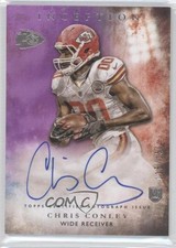 2015 Topps Inception Rookie Auto Purple 115/150 Chris Conley #RA-37 Auto 0av6