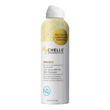 MyChelle Sun Shield Spray SPF 30 6oz Zinc Sunscreen with Jojoba Water Resistant 2.17 per gallon