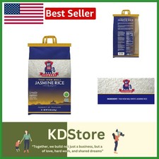 15 lb Aromatic Jasmine Rice Long Grain Thai Hom Mali Non-GMO Gluten-Free