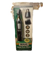 Wahl Nose Ear Brow Trimmer Wet/Dry Cordless Black Battery Powered 5567-2701