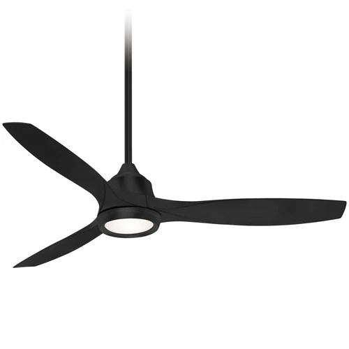 Minka Aire Skyhawk 60" Ceiling Fan - Coal 3-Blade Remote Control - Picture 2 of 5
