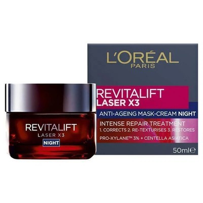 L'Oreal Paris Revitalift Laser x3 Night Cream Mask 50ml
