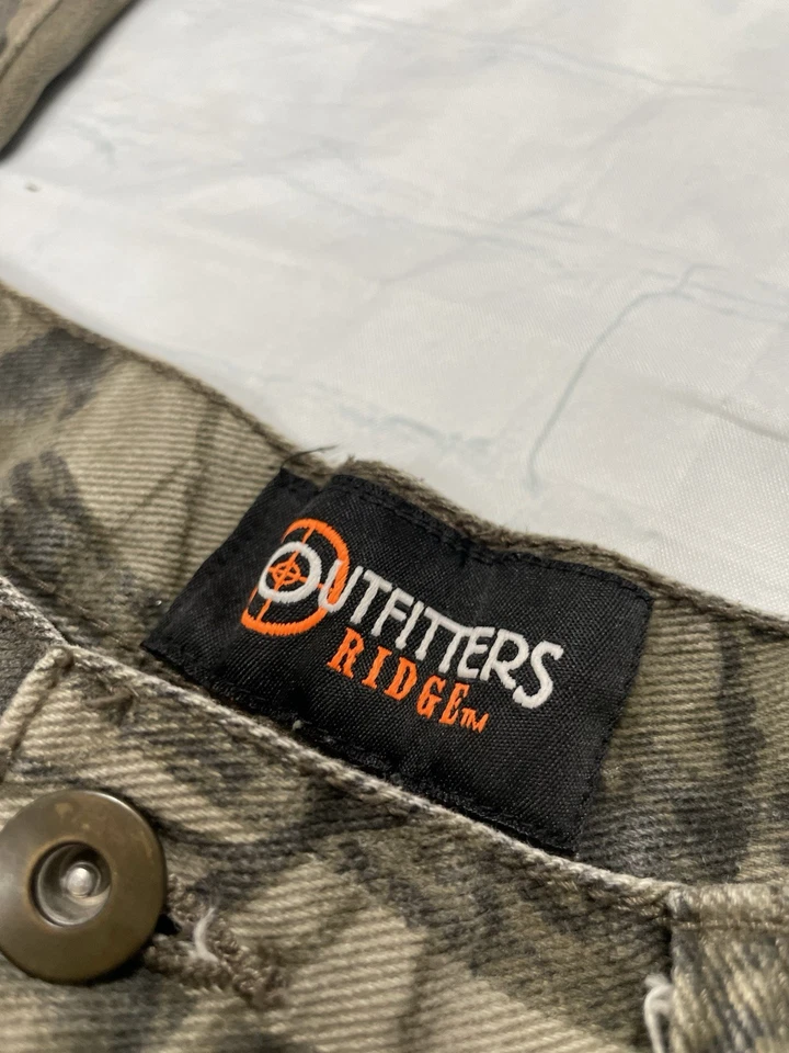 Outfitters Ridge Camo Pants Realtree Hardwoods Hunting Cargo Jeans 30X30 Cool - Image 3 of 4
