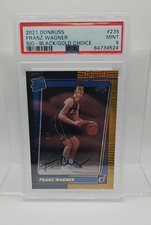 2021 Panini Donruss Signature Black/Gold Choice Franz Wagner 3/8 Rated Rookie