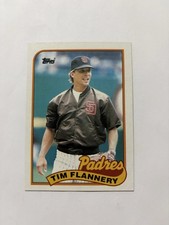 1989 Topps Baseball Card #379 Tim Flannery Padres
