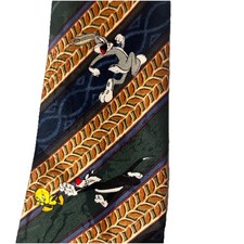 Looney Tunes Tie great condition ! Imported silk and made in the USA