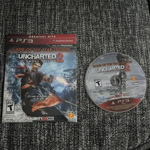 Naughty Dog Uncharted 2 Among Thieves PS3 Action Adventure GOTY Greatest Hits
