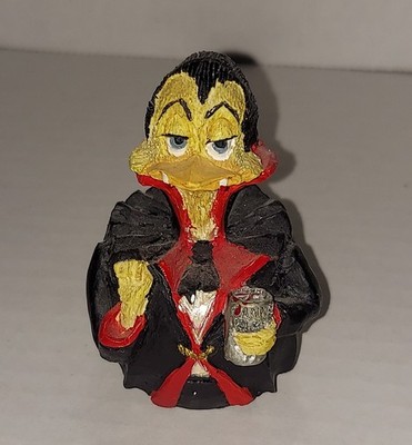 Colorful 1989 Eggbert and Friends Figurine Enesco Halloween Dracula Collector  