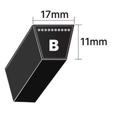 B25.5 Premier Quality B-Section V-Belt