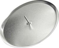 Kaemingk Adventskerzenhalter Silber Ø 8 Cm - 4 StüCk Adventskerzenhalter